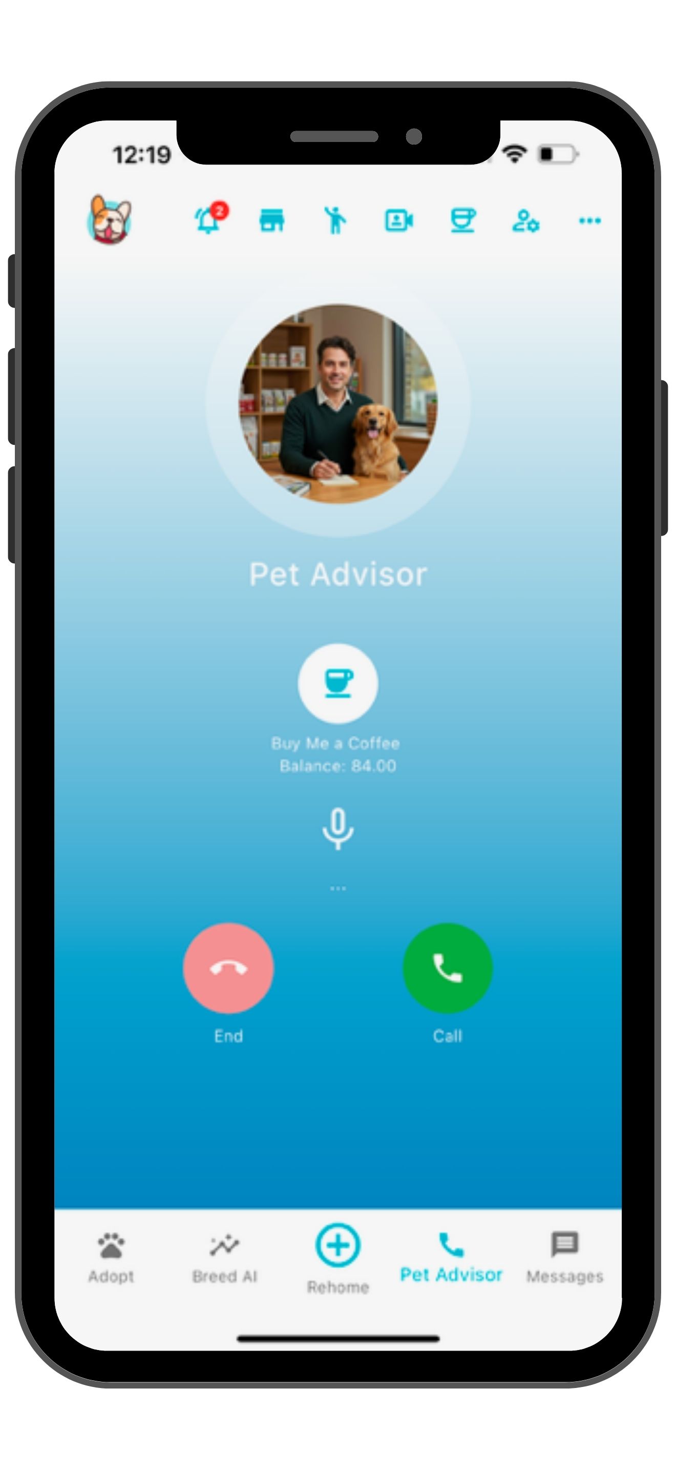 Sell my dog online with Pet Advisor feature